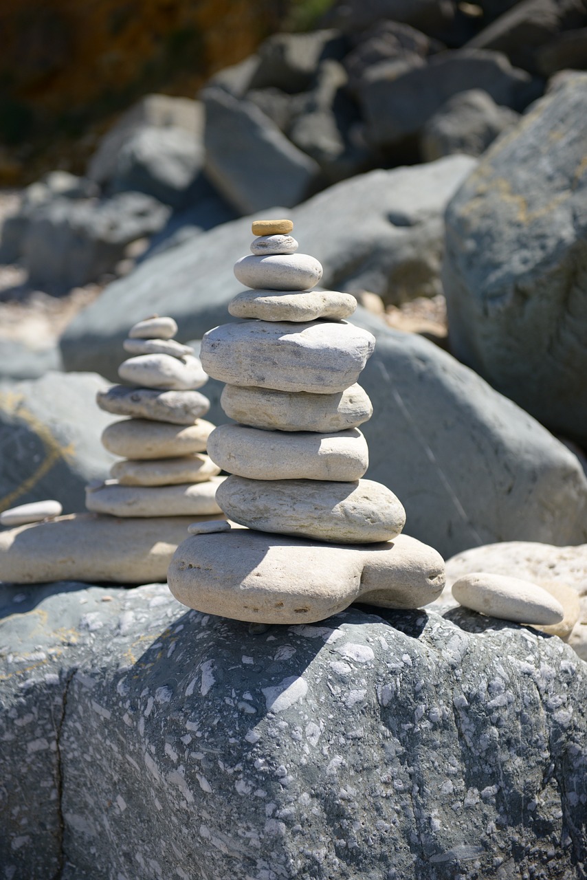 pebbles beach pile free photo