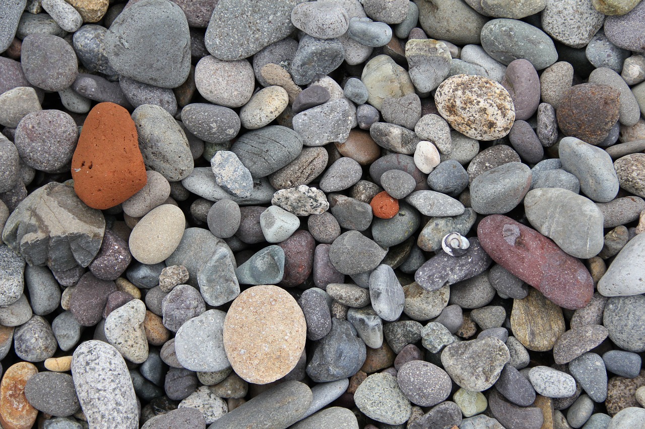 pebbles beach stones free photo