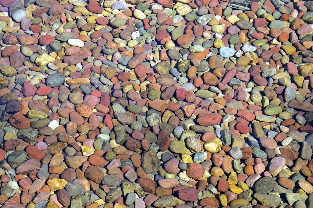 pebbles under water  stones  lake free photo