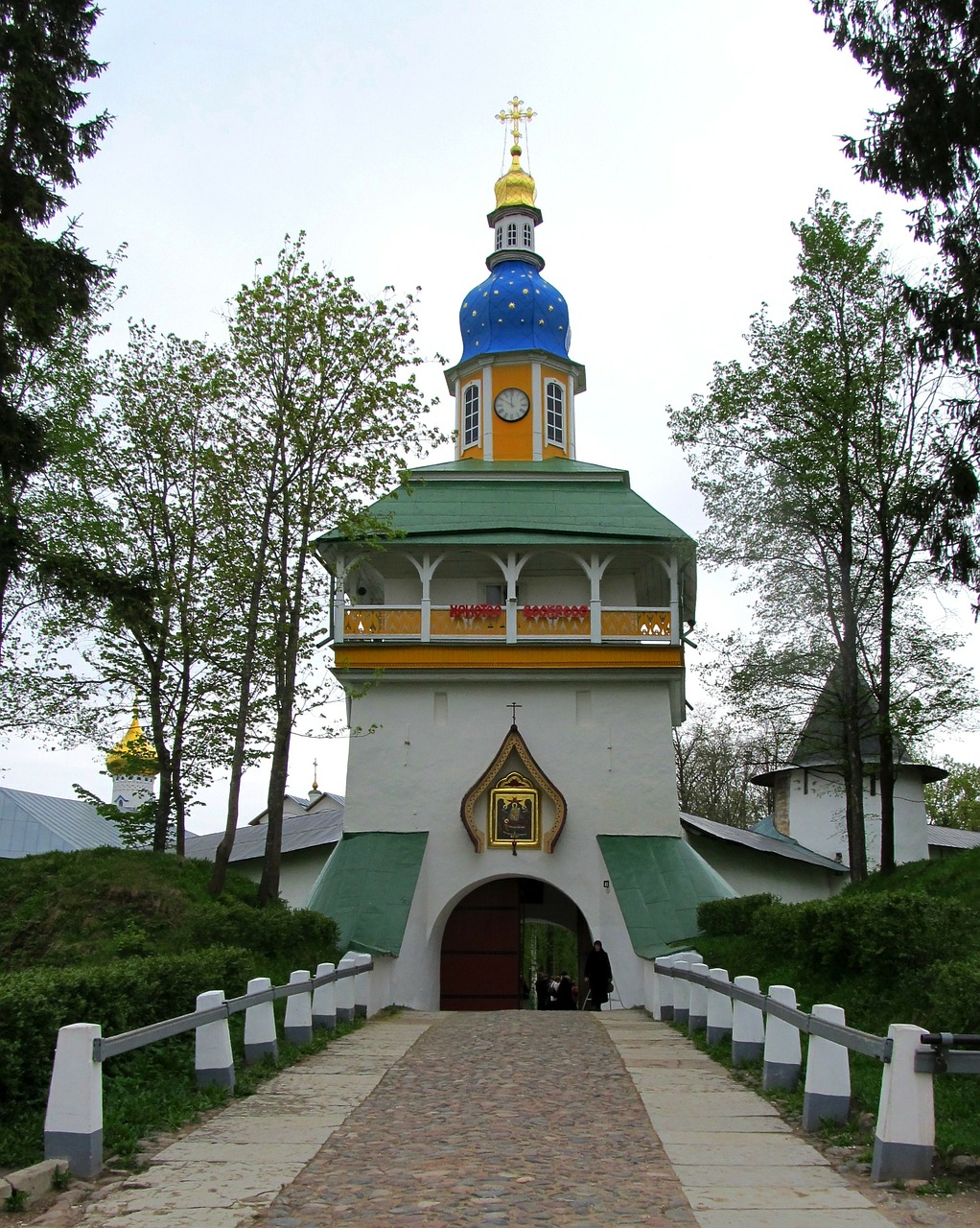 pechory russia monastery free photo