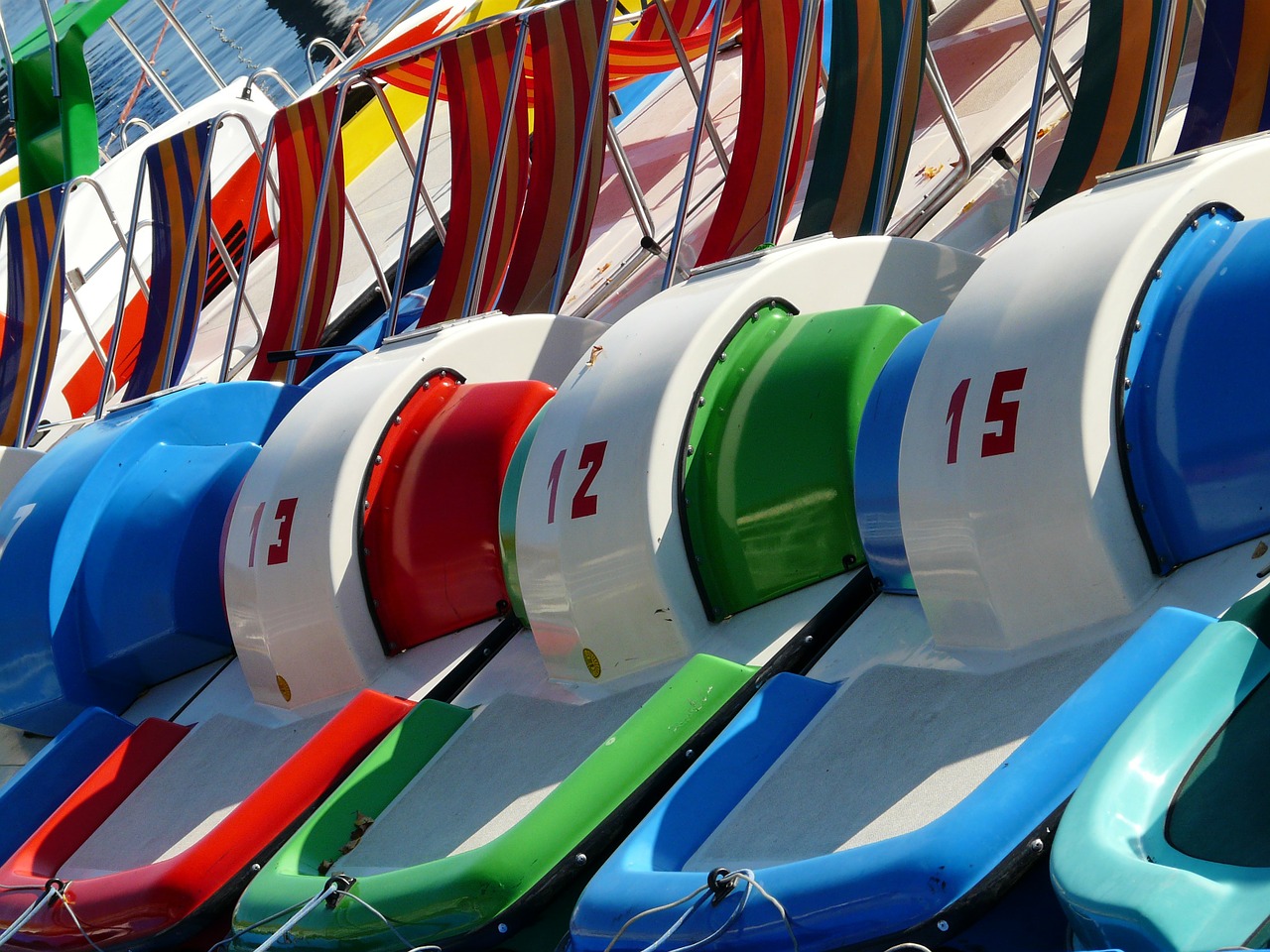 pedal boat boot colorful free photo