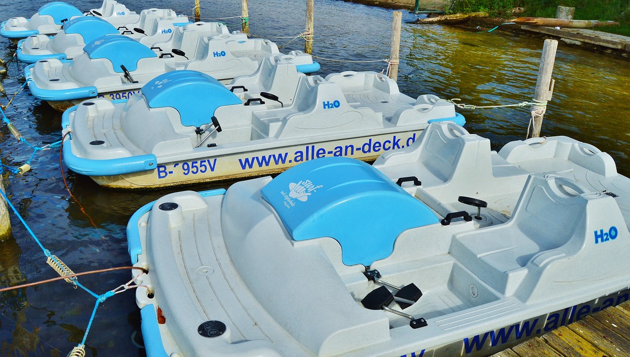 pedal boats rental müggelsee free photo