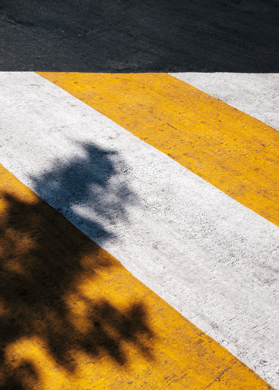 pedestrian lane shadow free photo