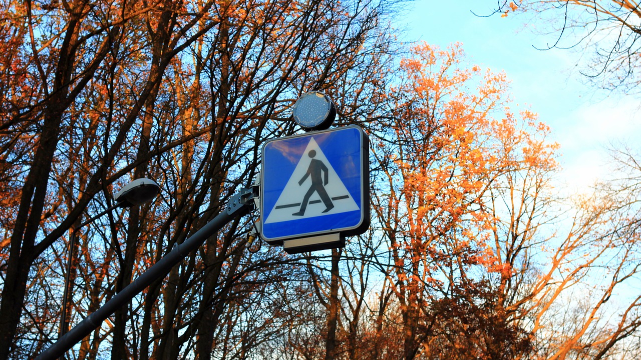 pedestrian crossing  sign  way free photo