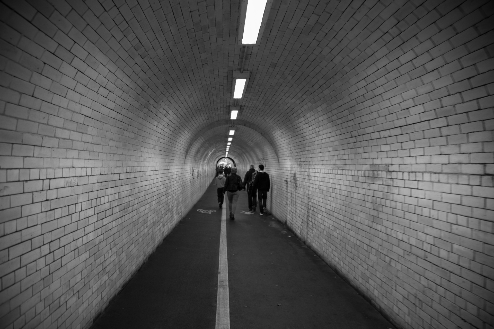 tunnel passage mysterious free photo