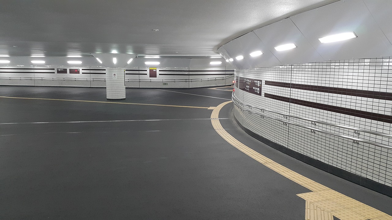 pedestrian underpass underground japan free photo