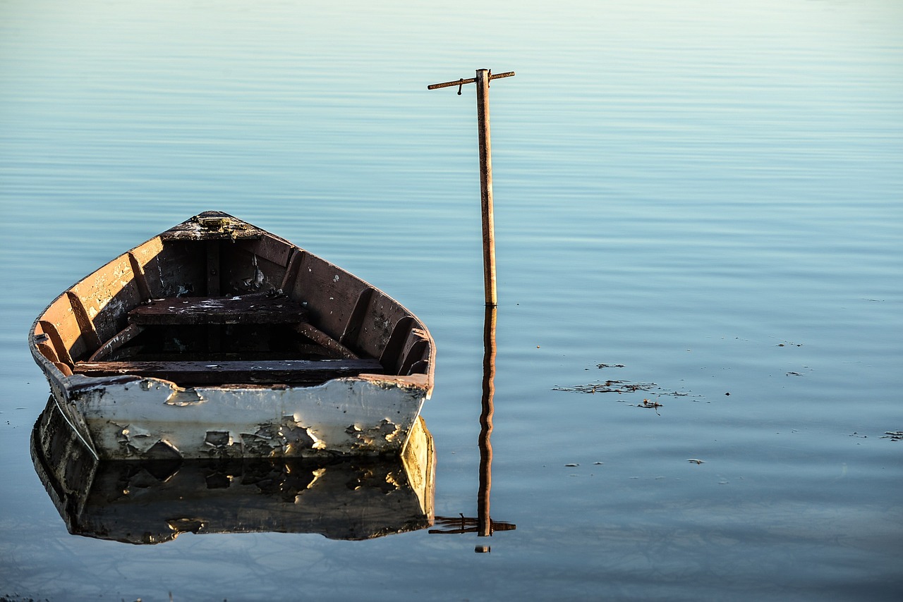 peeling  boat  moar free photo