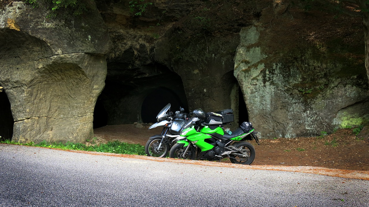 pekelná doly czech republic motorcycle journey free photo
