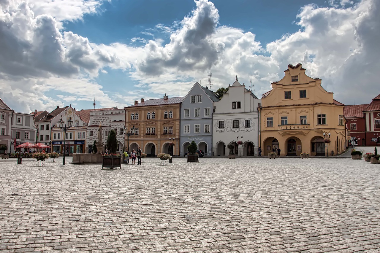 pelhřimov 3 czech republic masaryk square free photo