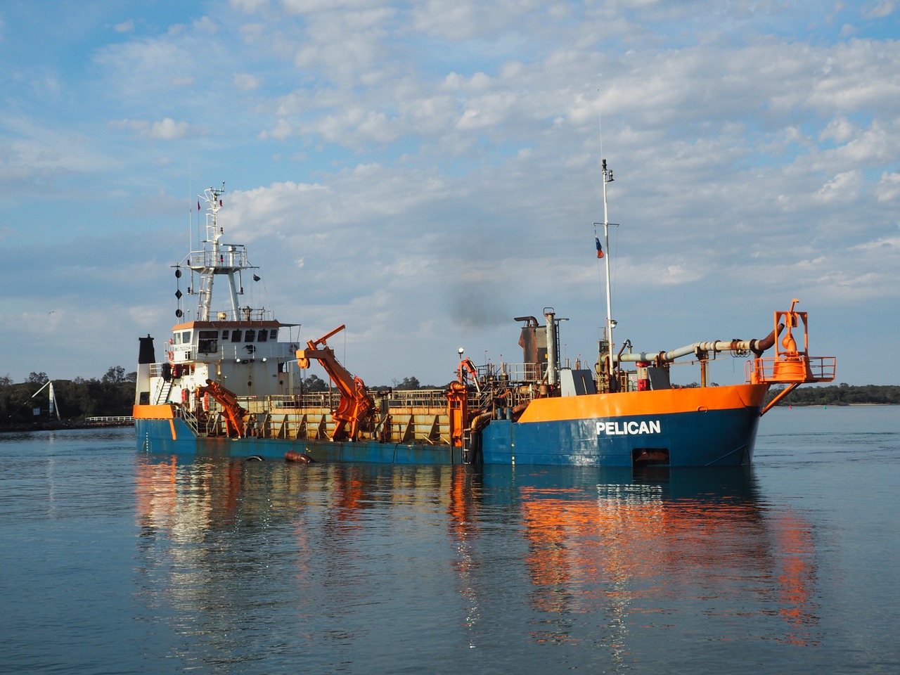 pelican boat ship free photo