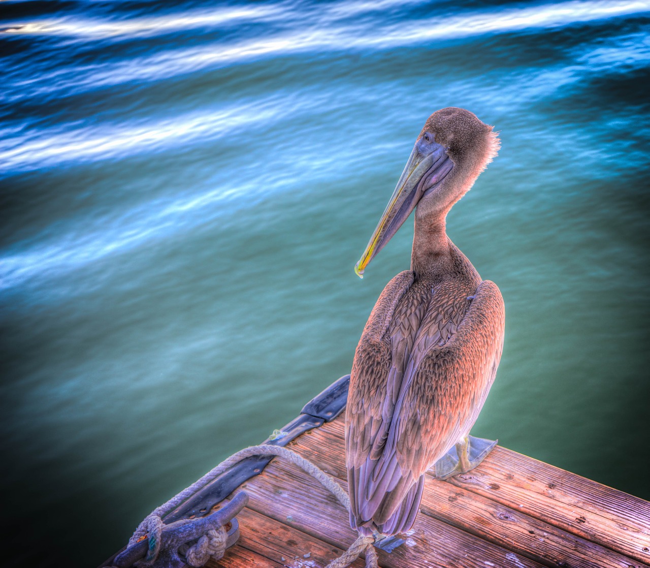 pelican bird brown free photo