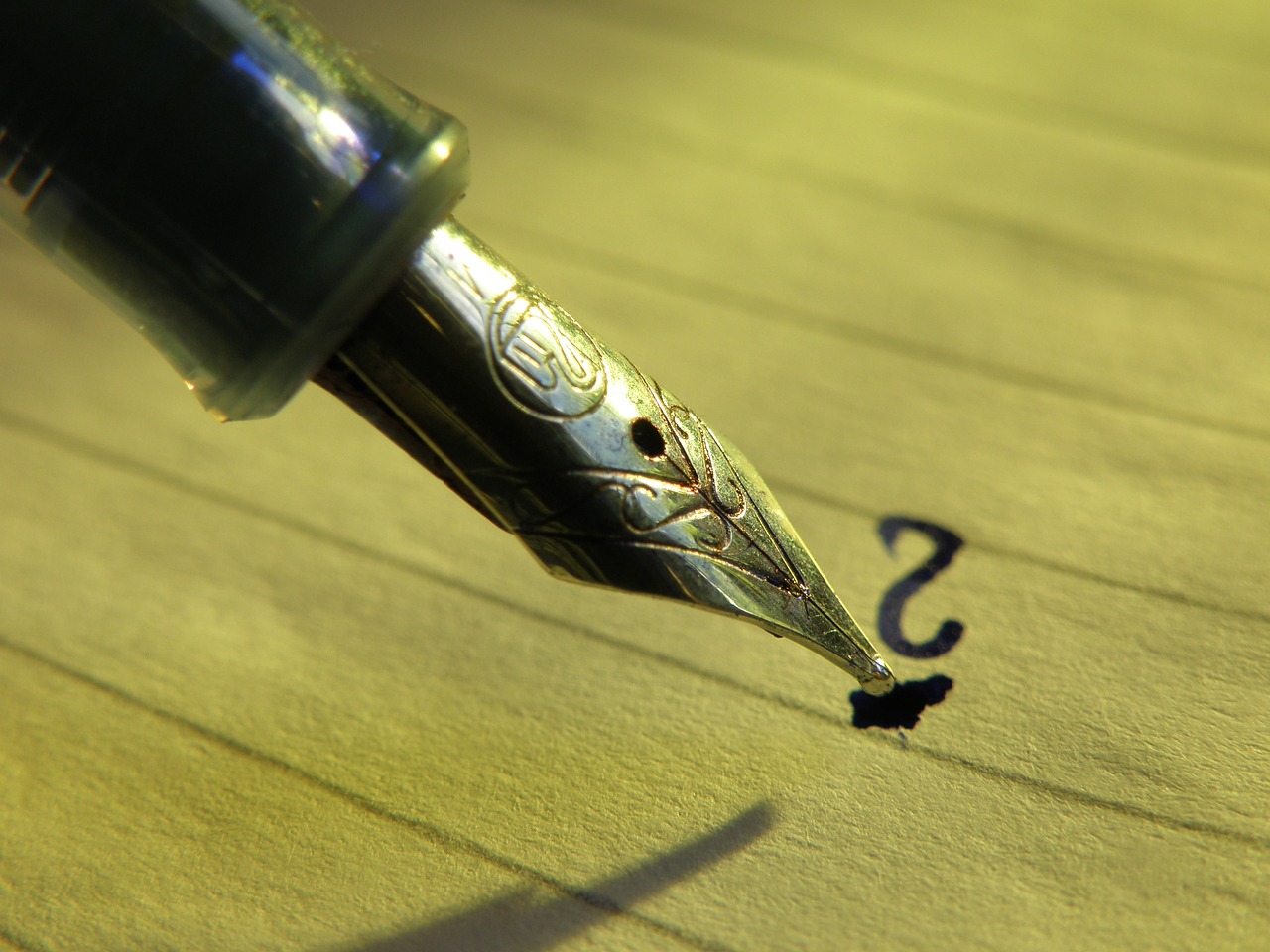 pen ink writing free photo