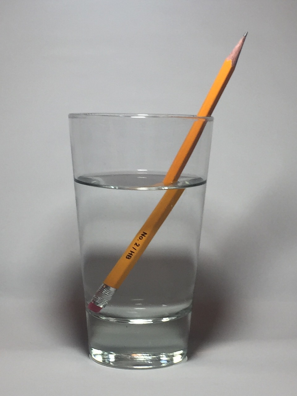 pencil bent pencil pencil in water free photo