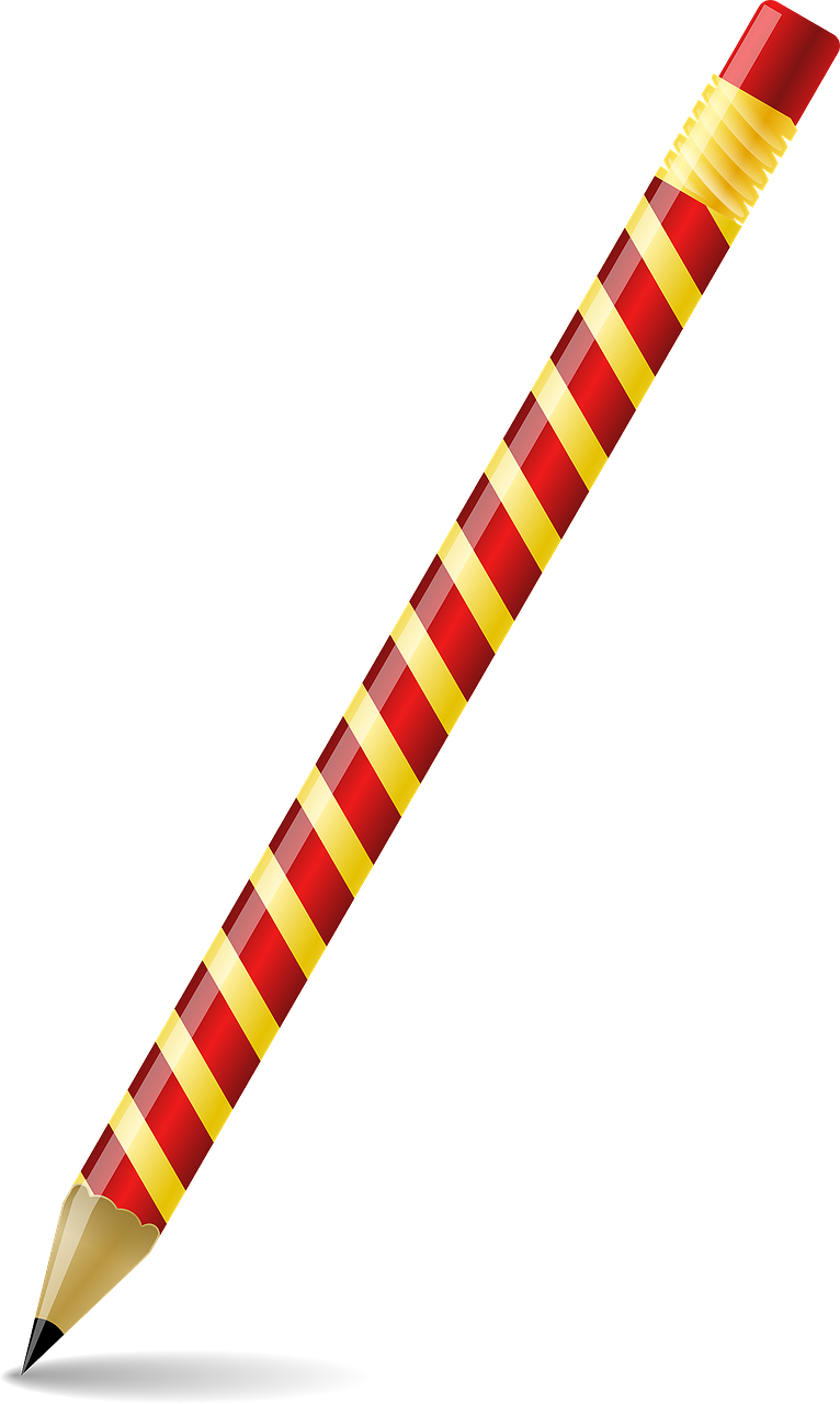 pencil red yellow free photo