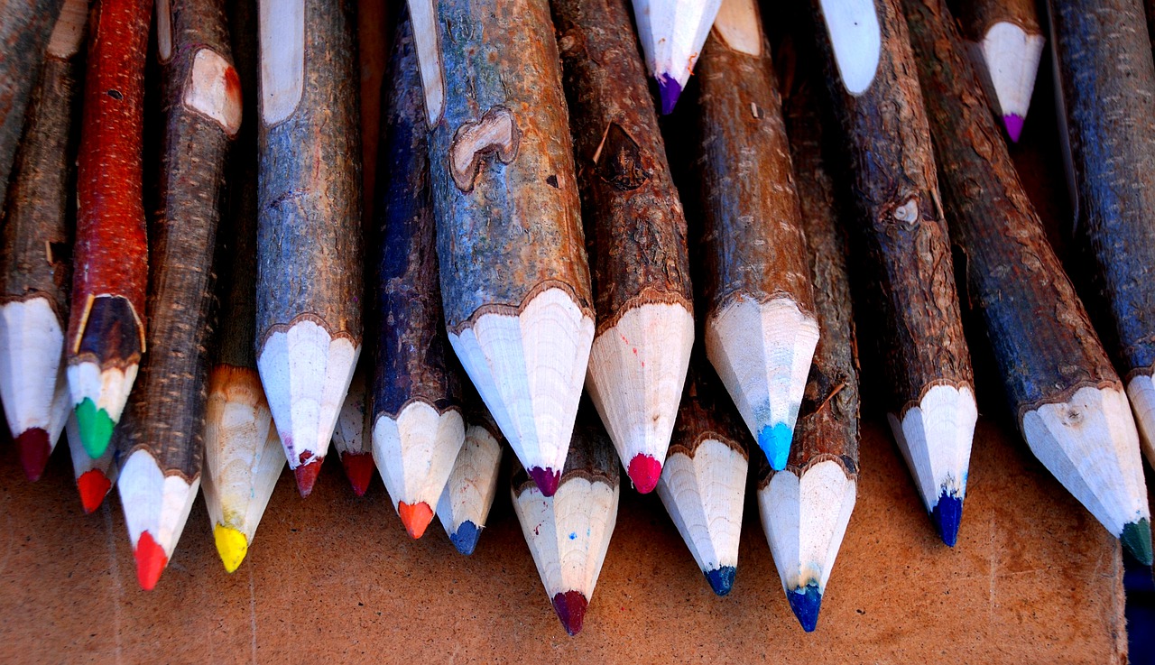 pencil sharp color free photo