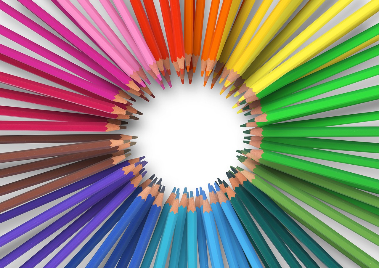 pencils paper color free photo