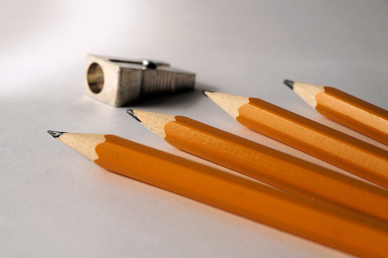 pencils pencil sharpener tips on free photo