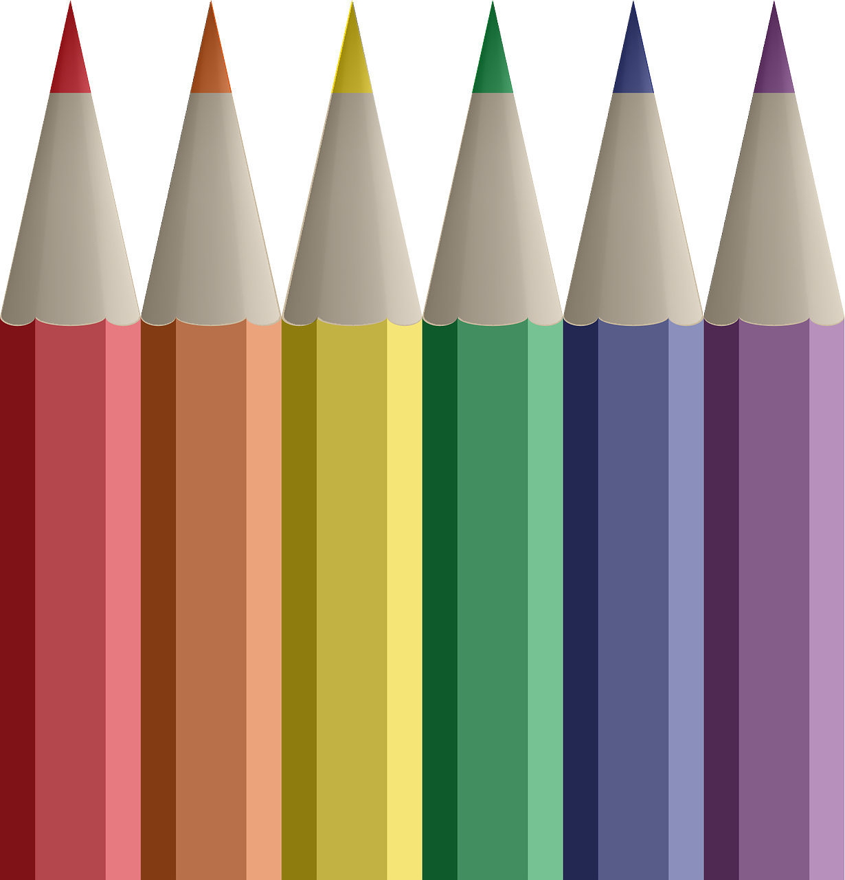 pencils pens coloured free photo