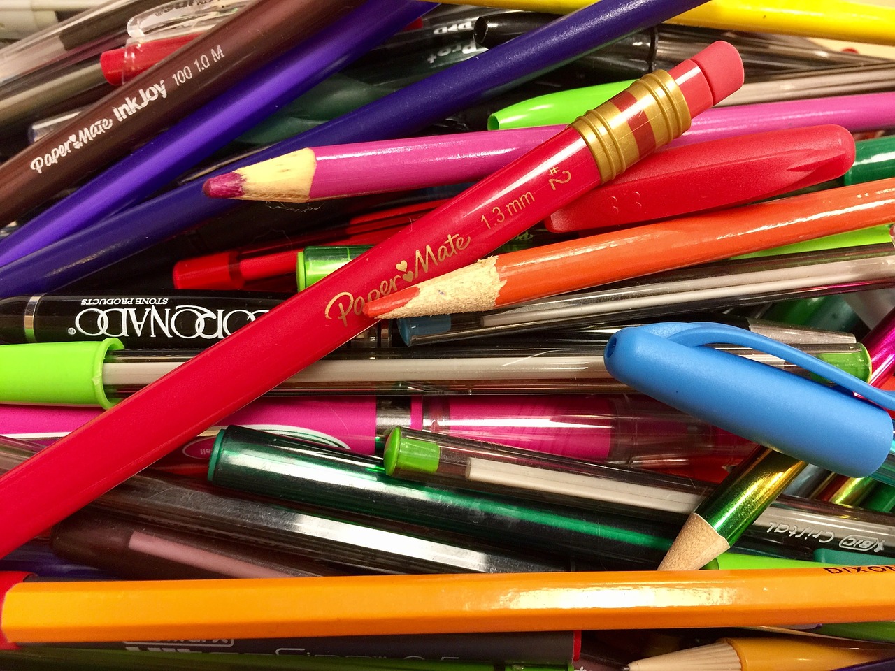 pencils pens colored pencils free photo