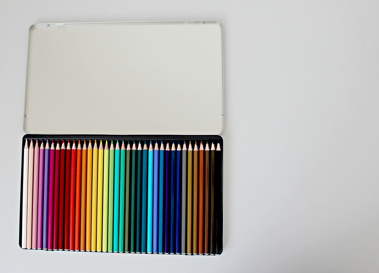 pencils colour school free photo