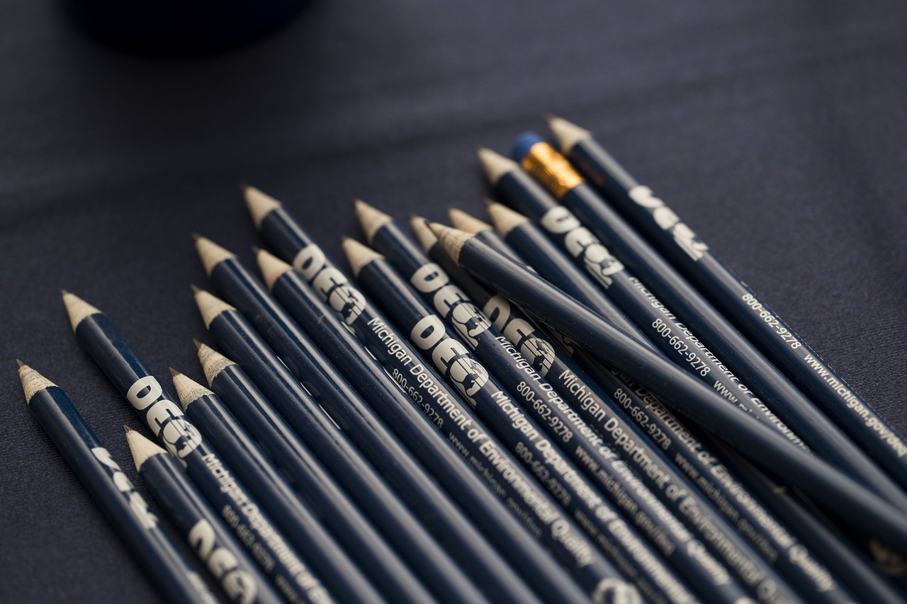 pencils department of environmental quality michigan free photo