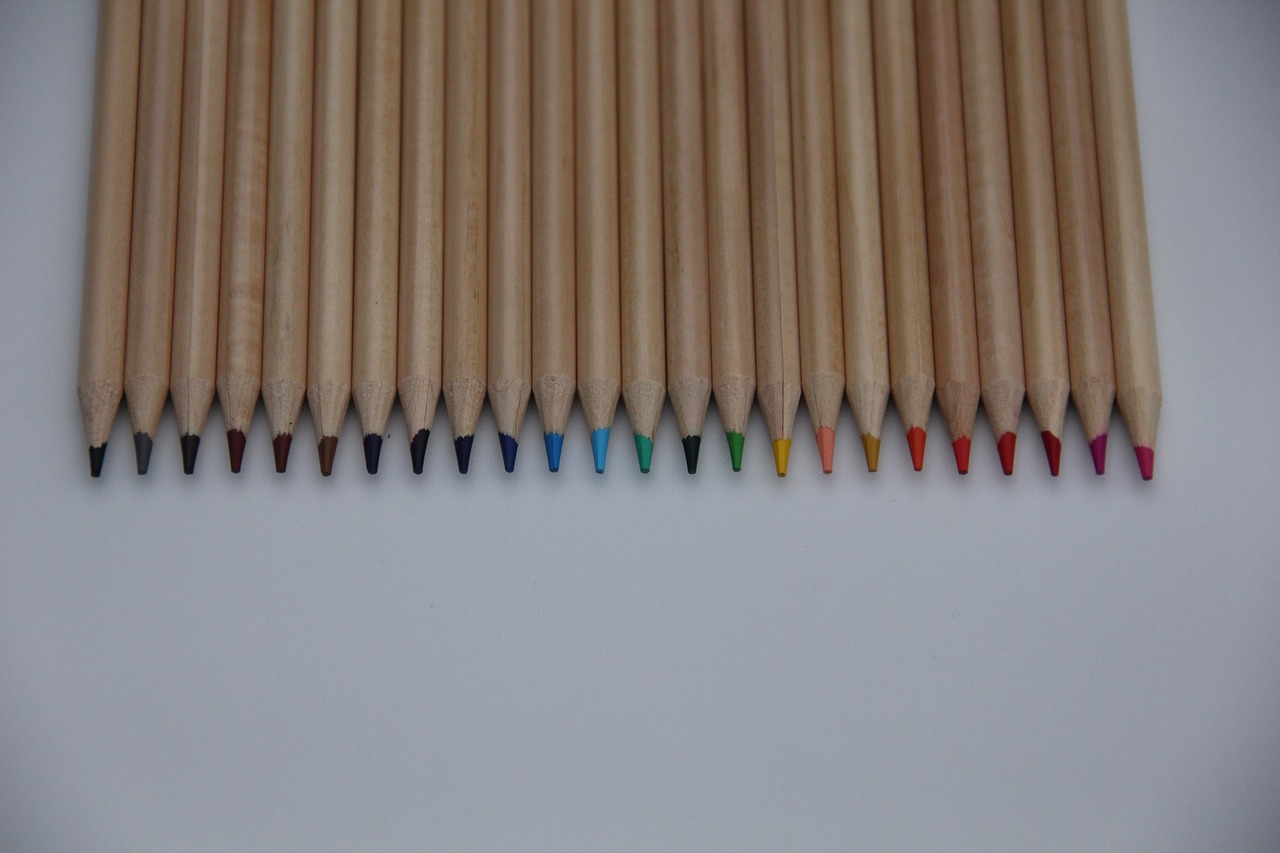 pencils colors writing free photo