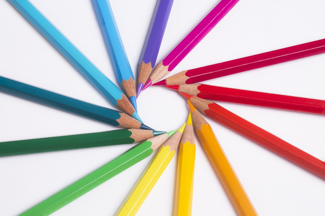 pencils colors pastels free photo