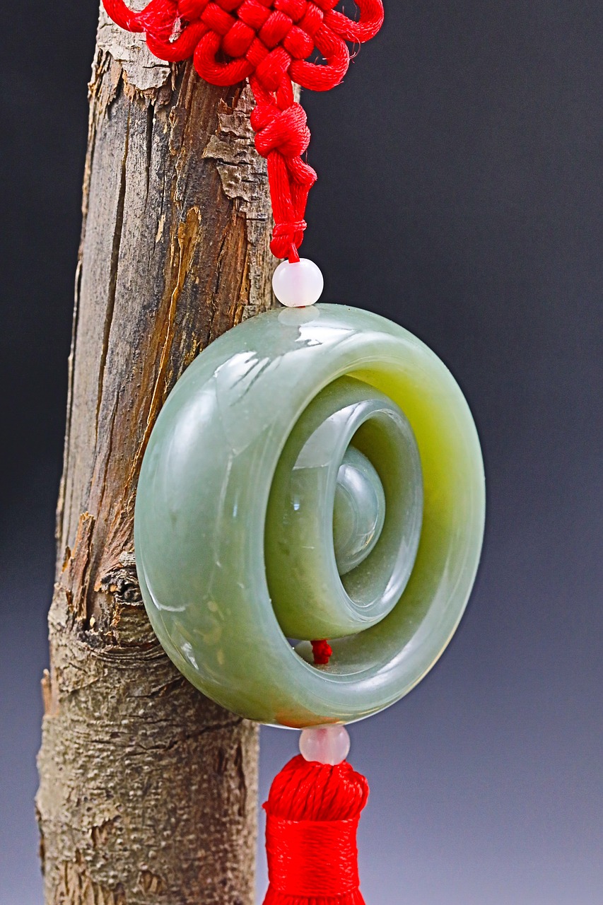 pendant jade decoration free photo