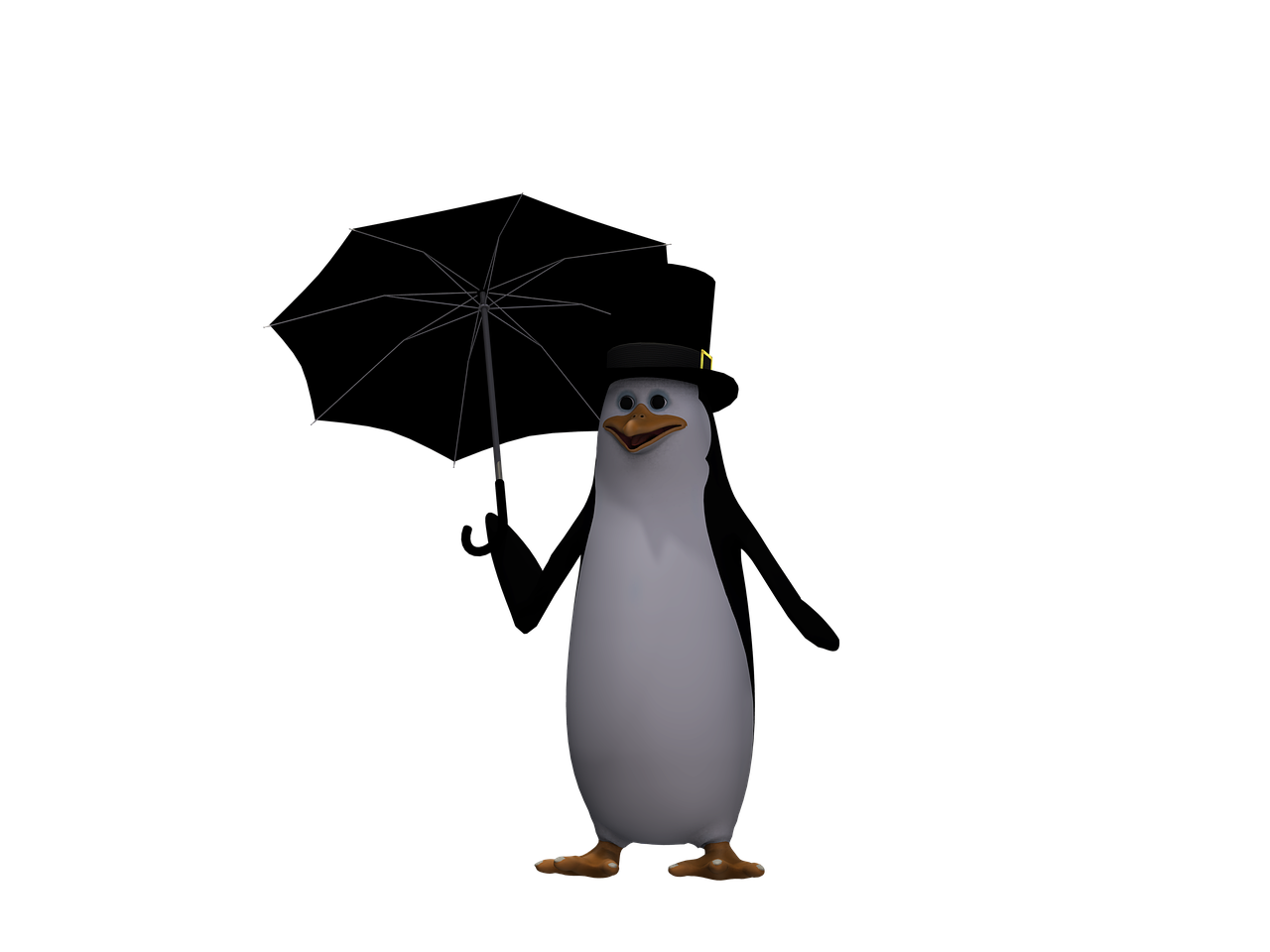 penguin screen figure free photo