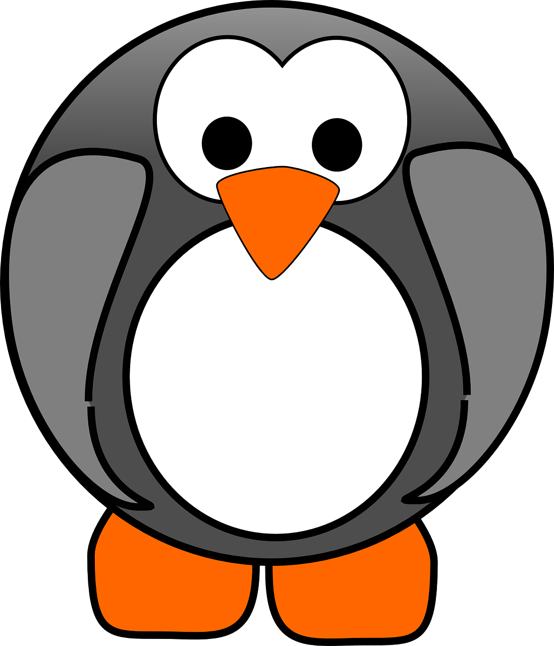 penguin tux bird free photo