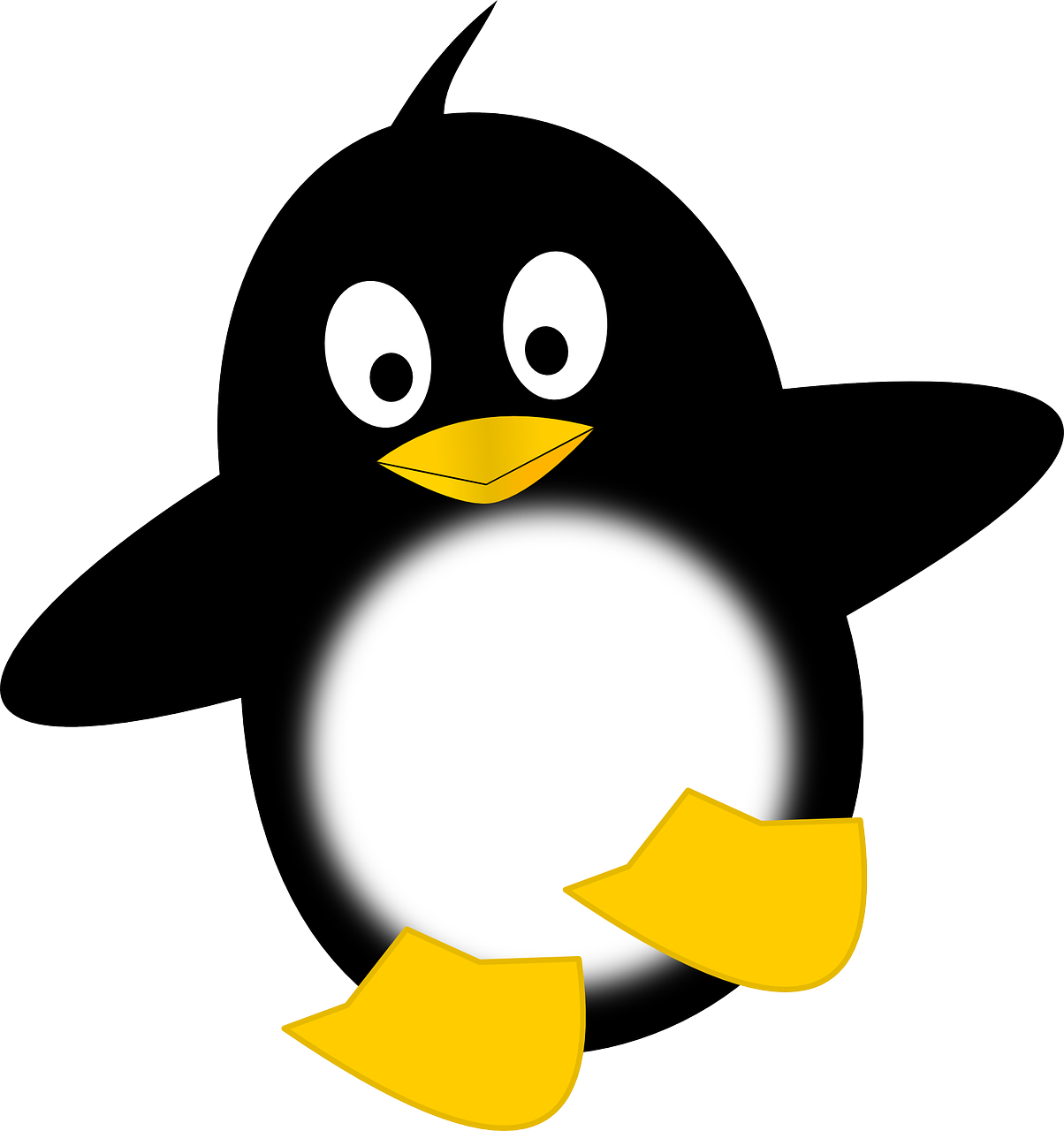 penguin tux funny free photo