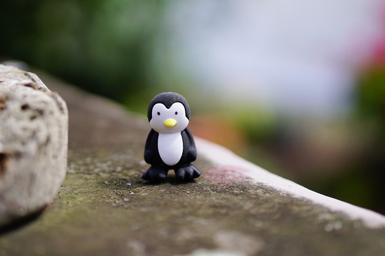 penguin toys figure free photo