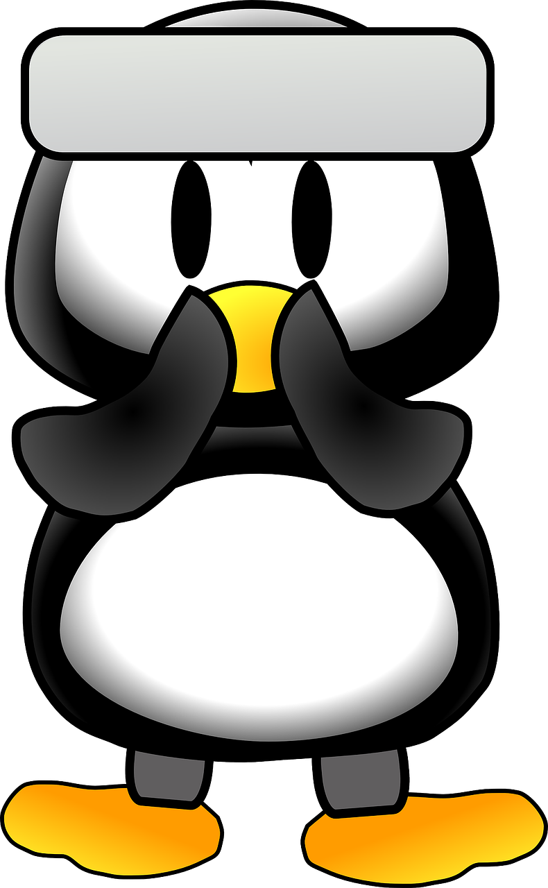 penguin mascot linux free photo