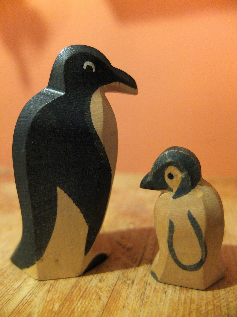 penguin parent mother free photo