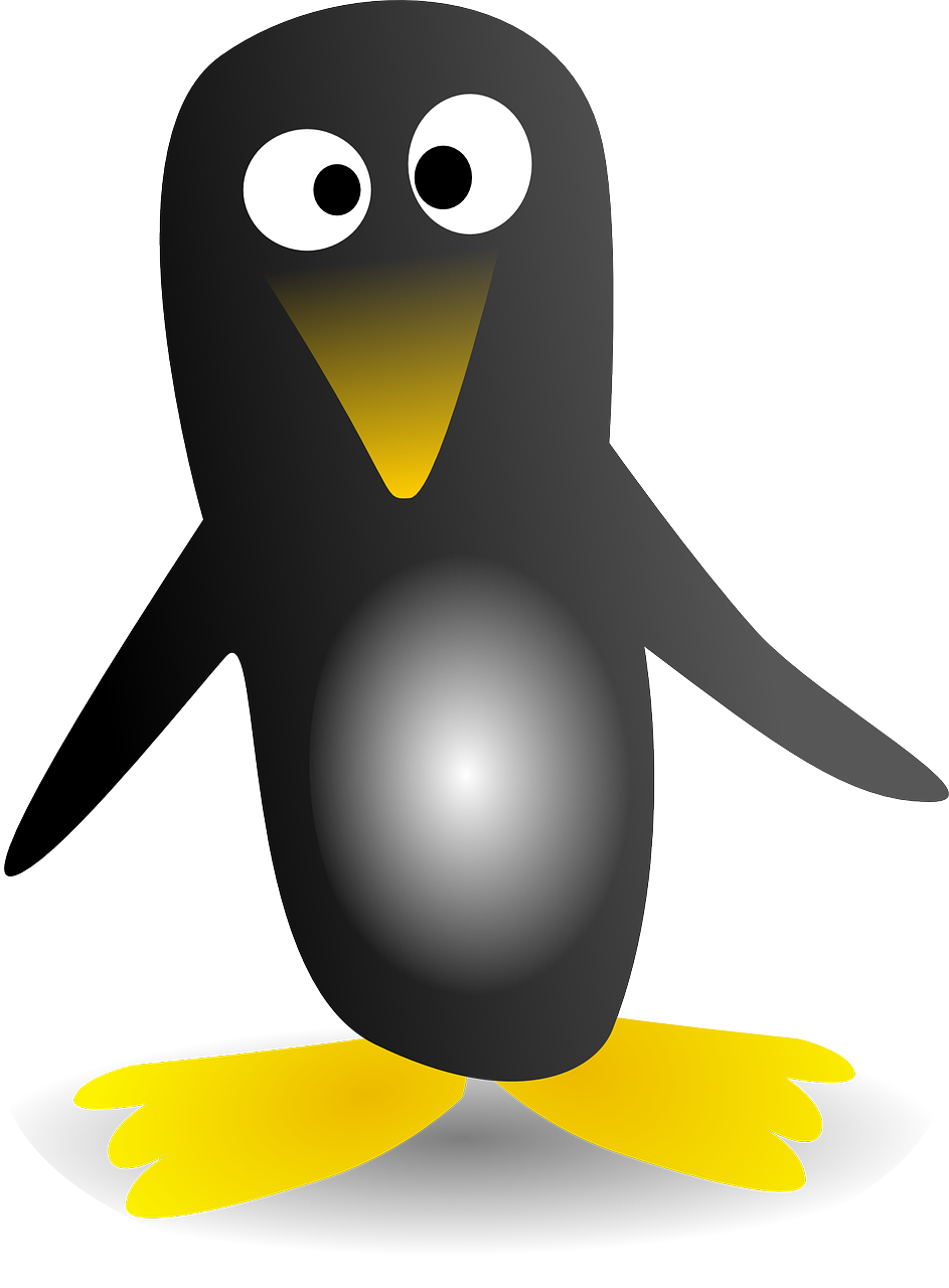 Penguin,black,yellow,funny,bird - free image from 