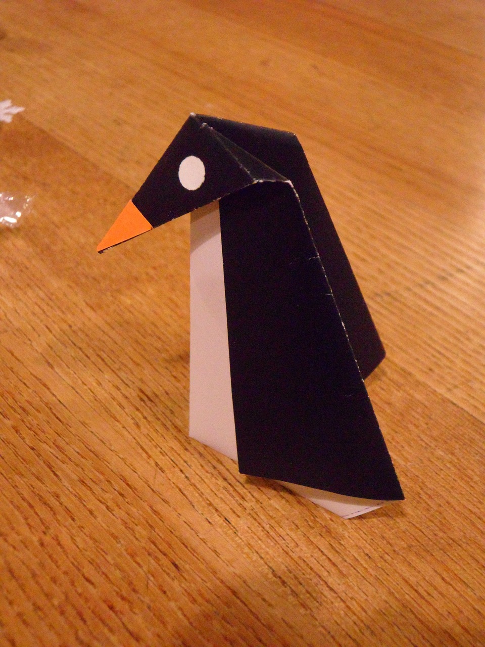 penguin origami folded free photo