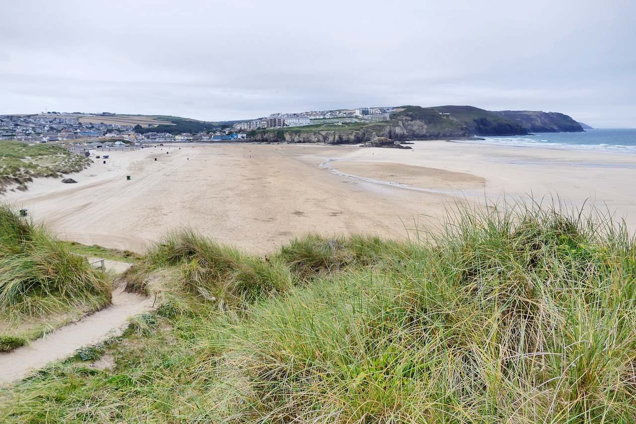 penhale sands perranporth perranporth beach free photo