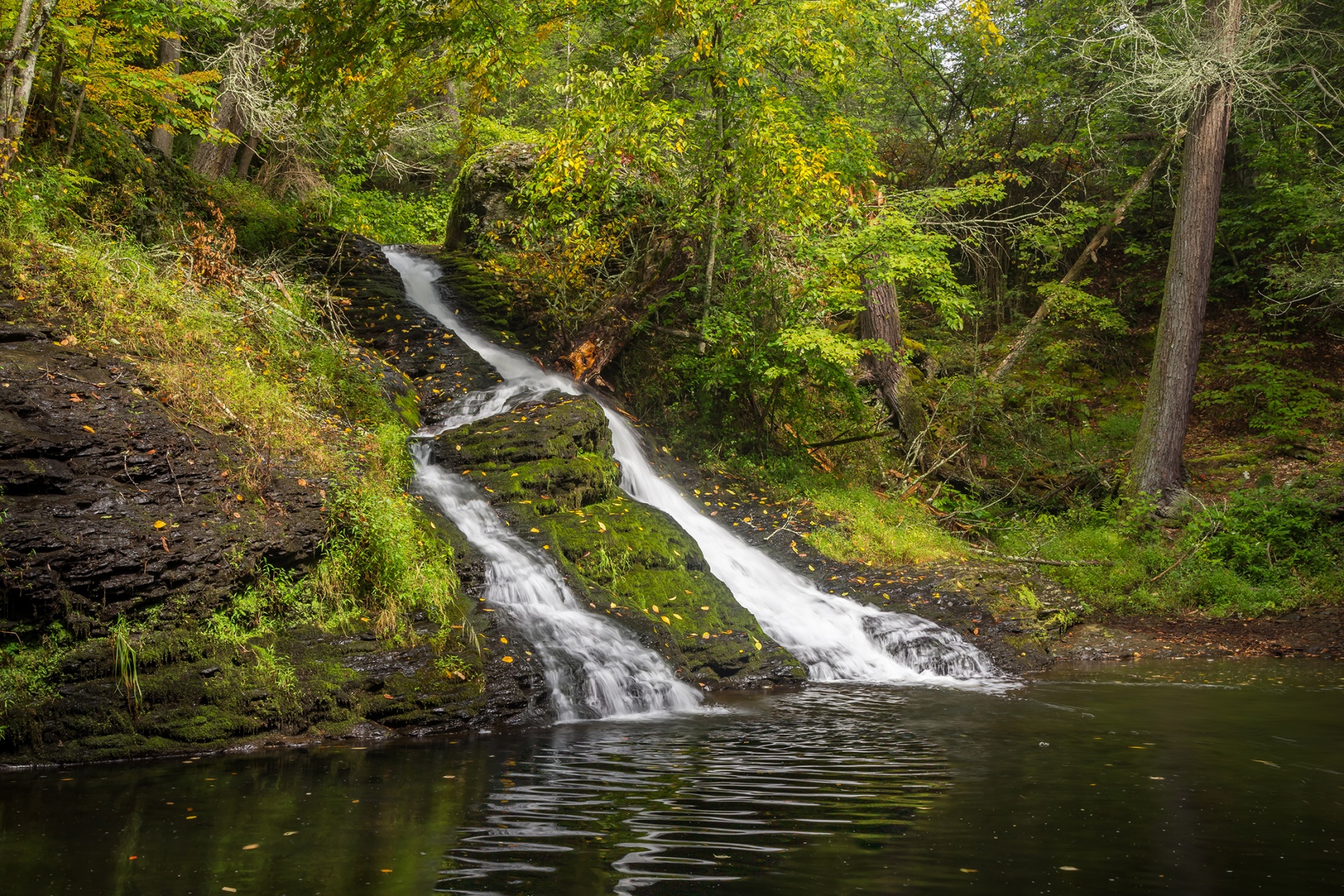 waterfall nature landscape free photo