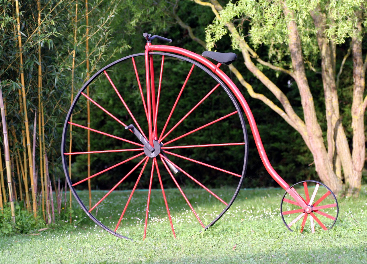 penny-farthing bicycle former free photo