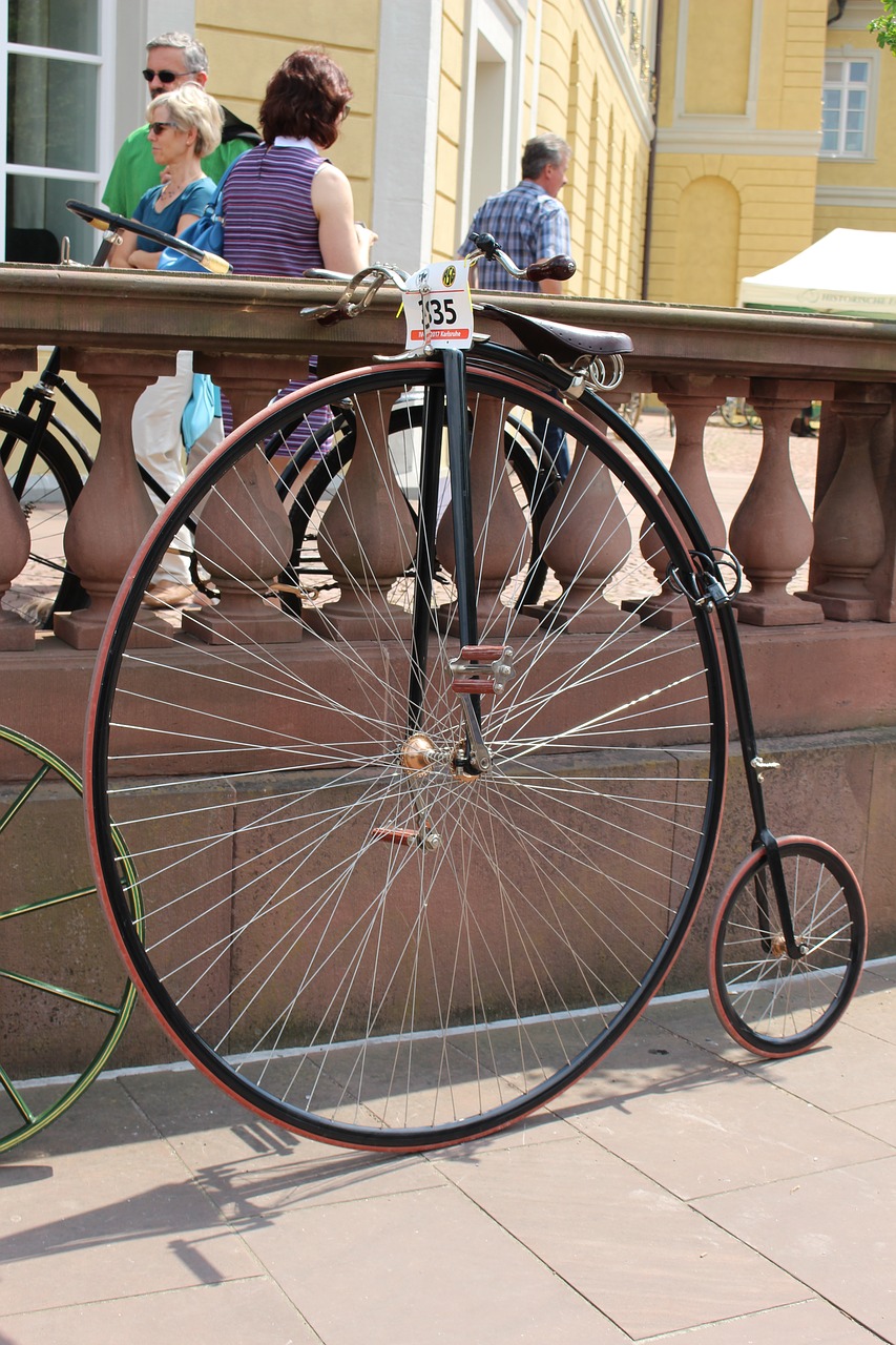 penny- farthing  bicycle  old free photo