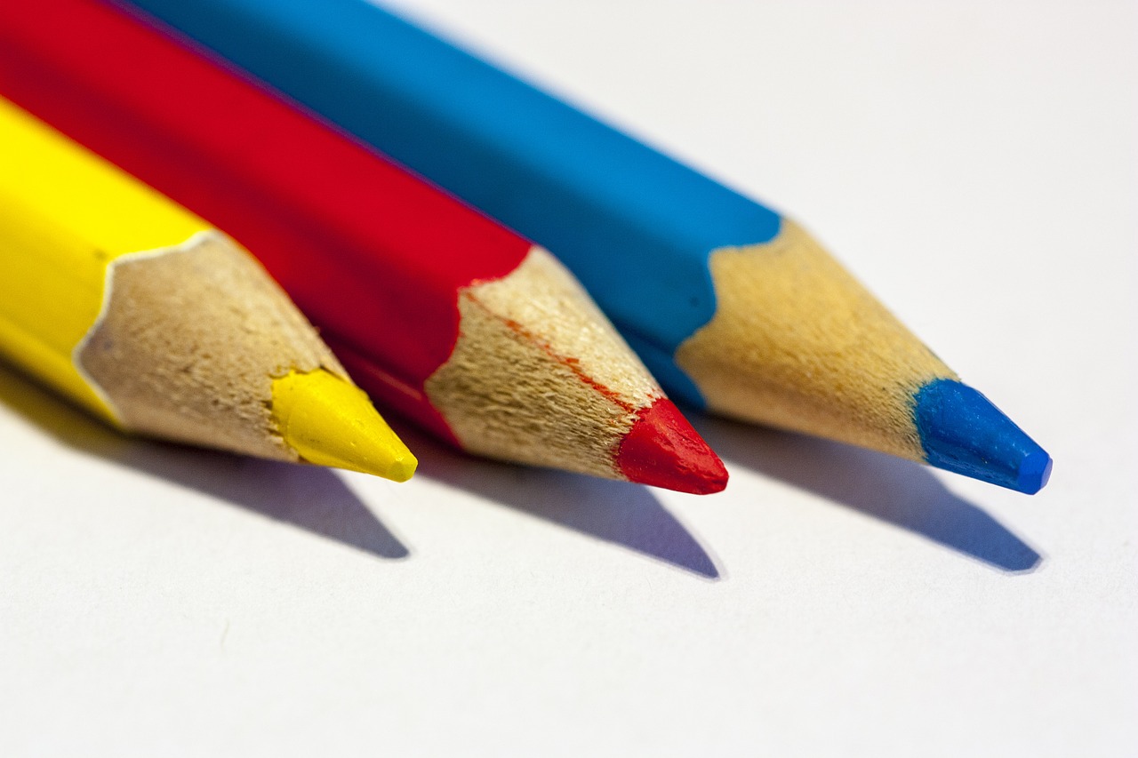 pens colored pencils colorful free photo