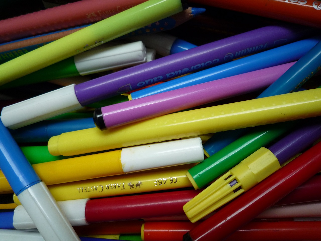 pens colorful color free photo