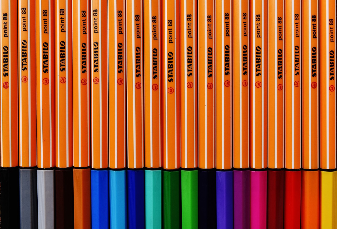 pens colour pencils colored pencils free photo