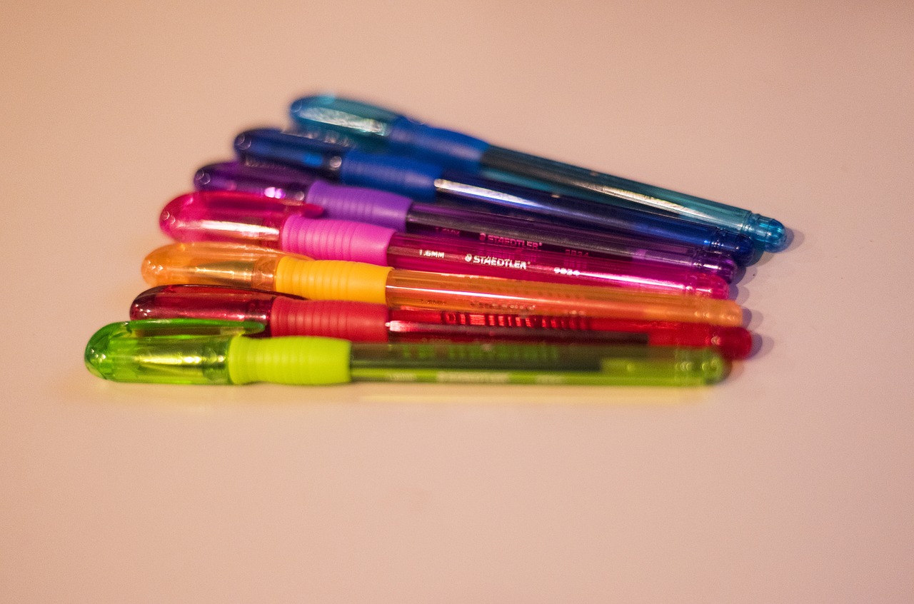 pens color office free photo