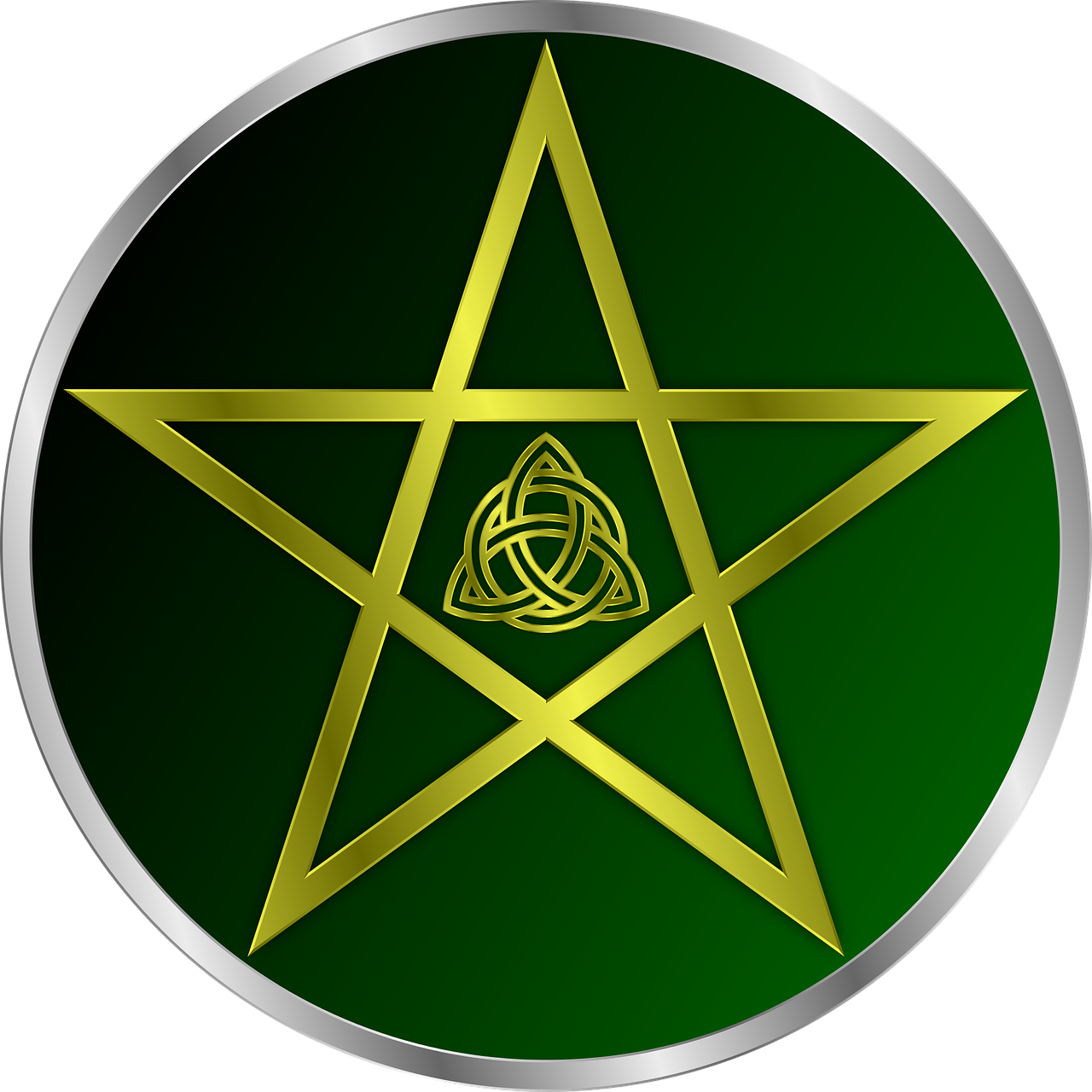 pentacle wicca pentagram free photo