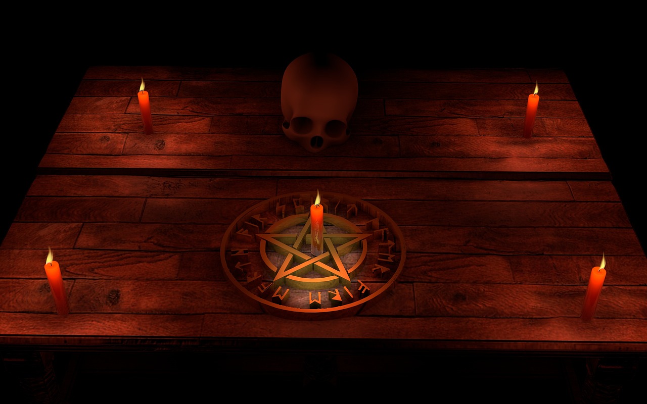 pentacle magic occultism free photo