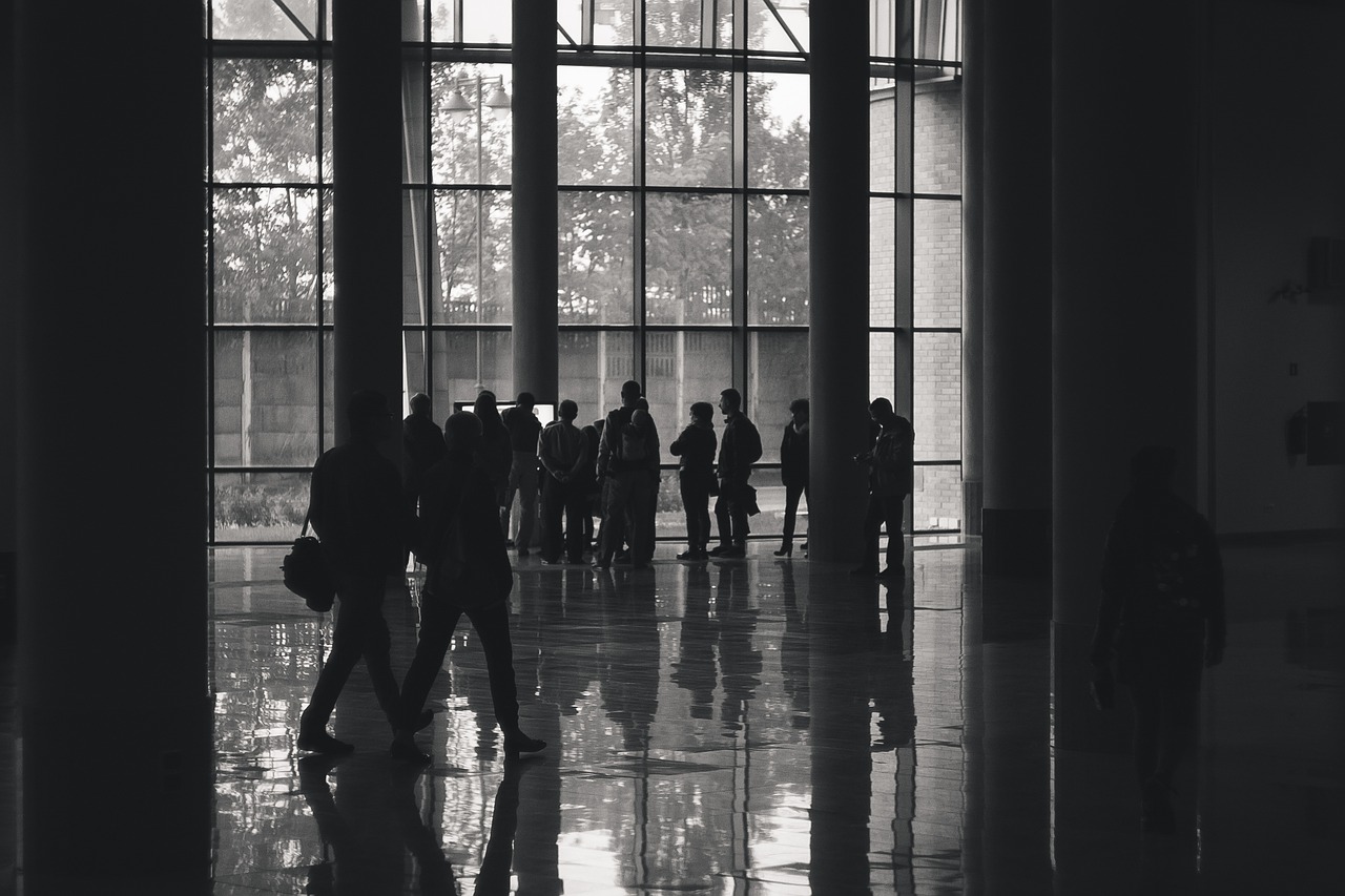 people the interior of the hall free photo