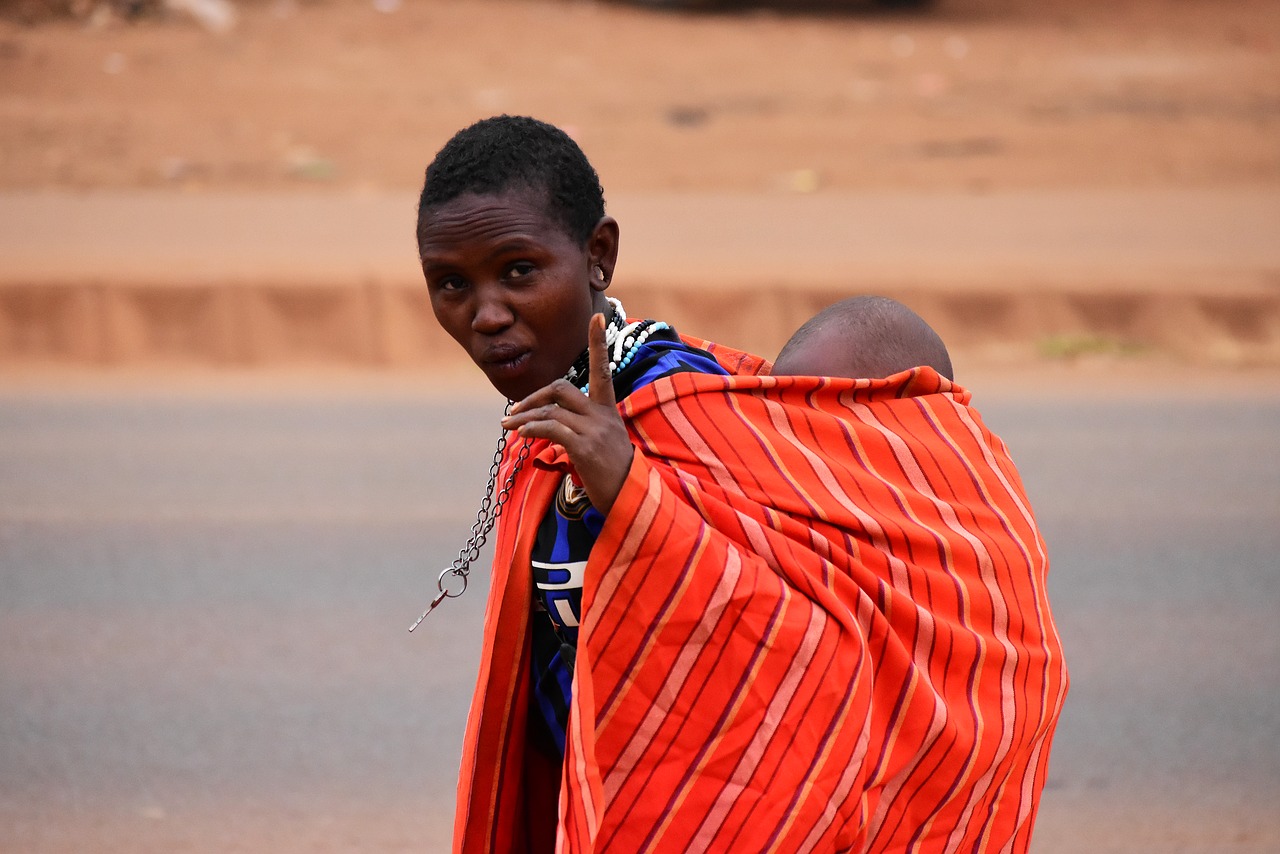 people woman with child tanzania free photo