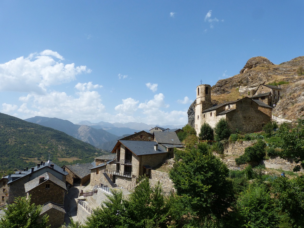 people pyrenees catalan burg pallars sobirà free photo