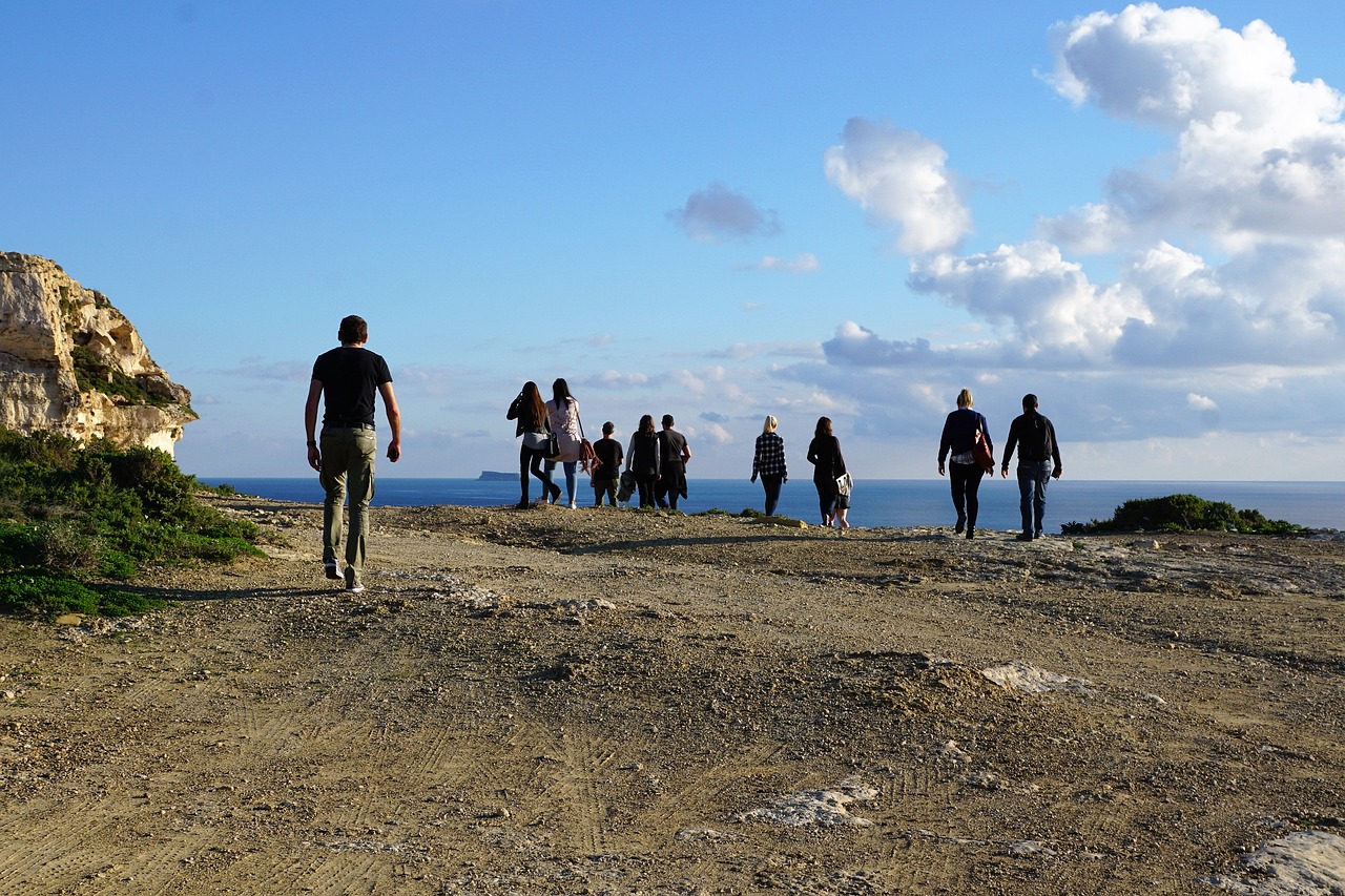 people group hiking free photo